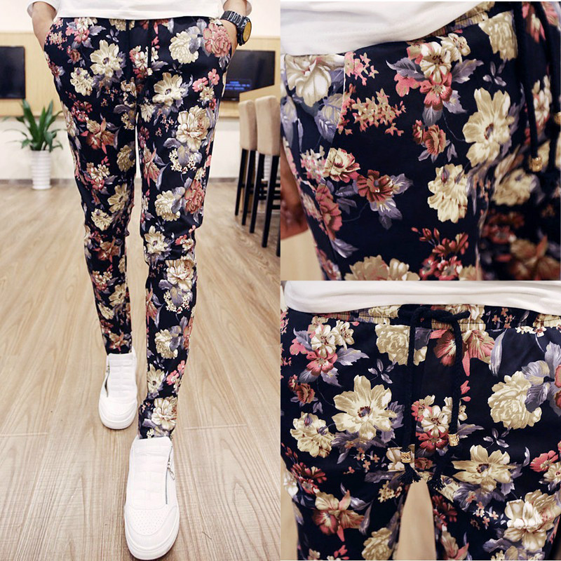 Title 5, Modieuze en eenvoudige casual broek met bloemen...