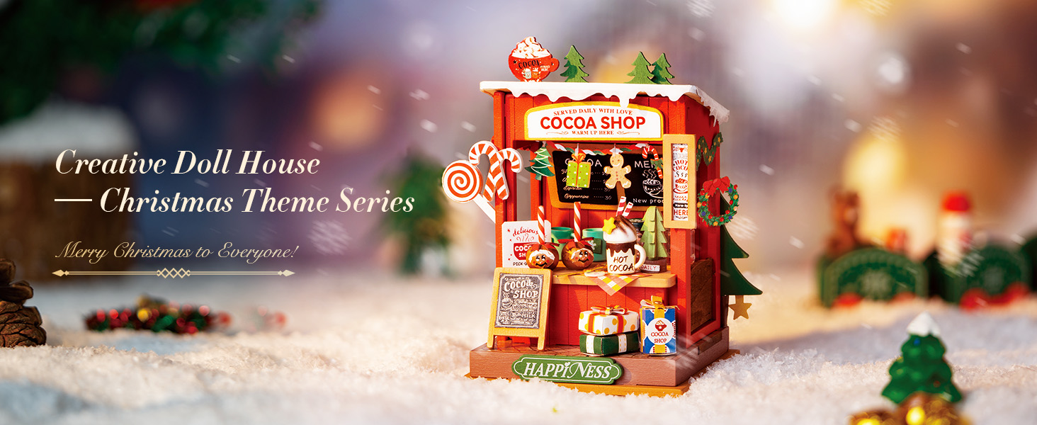 Title 1, ROBOTIME DIY Miniatuur Huis Bouwkit Houten Popp...