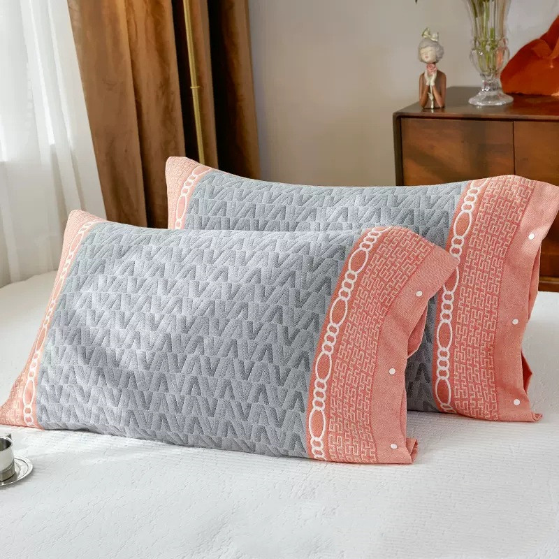 Title 3, Gauze Pillowcase Single One-pair Package Thicke...