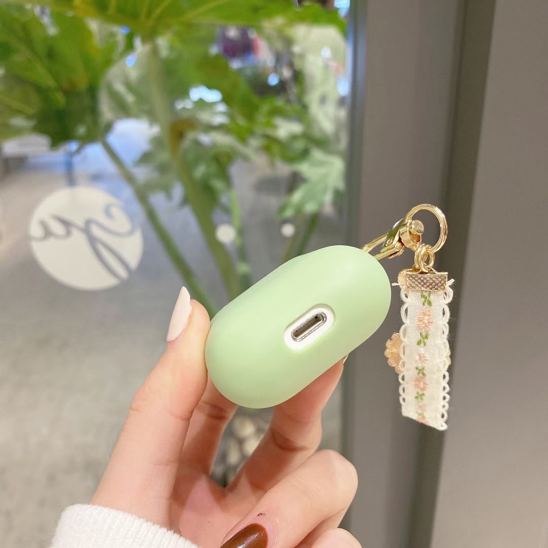 Daisy Ornament Earphone Cover Soft Silicone