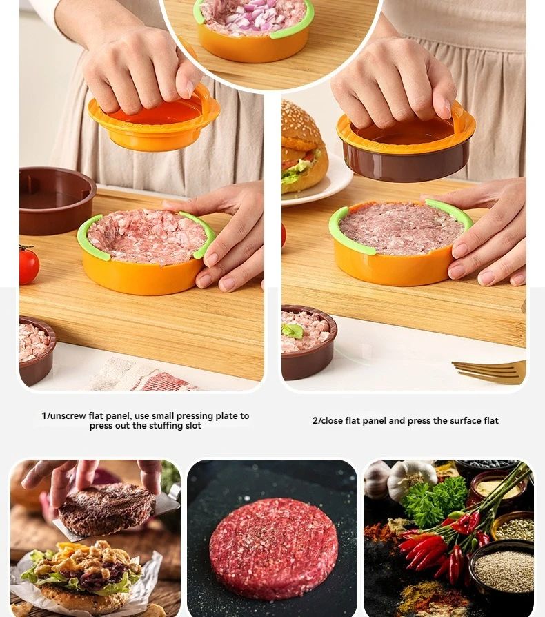 Title 6, New Round Hamburger Pizza Making Tool Hamburger...