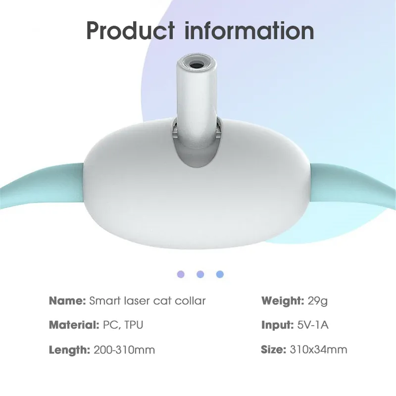 Automatic Cat Toy Smart Laser Teasing Collar