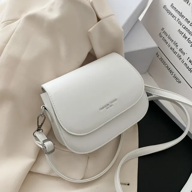 New Fashion Girl Summer Contracted Fashion Trend Of Foreign Gas Shoulder Bag White - Shop at LoveMi