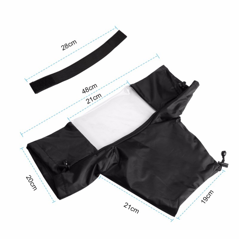 Housse de protection imperméable pour appareil photo reflex professionnel – noire