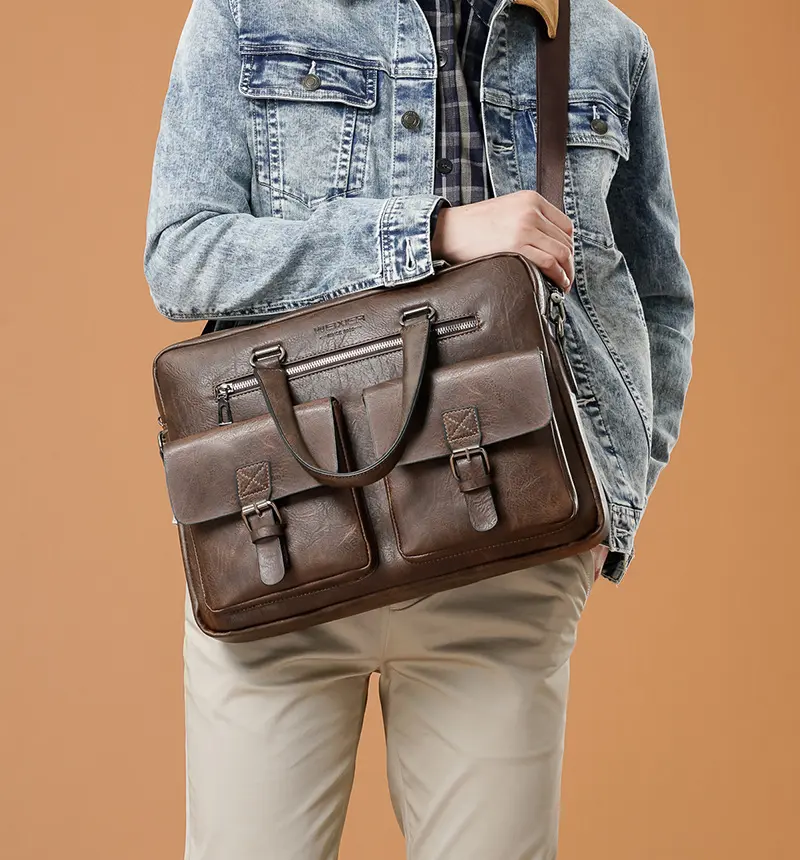 New Style Handbag Men's Horizontal One-shoulder Diagonal