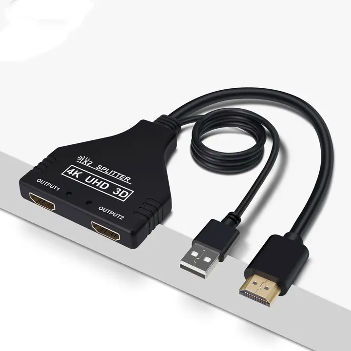 One Divided Into Two HDMI Distributor