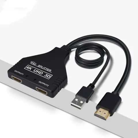 One Divided Into Two HDMI Distributor with USB Power