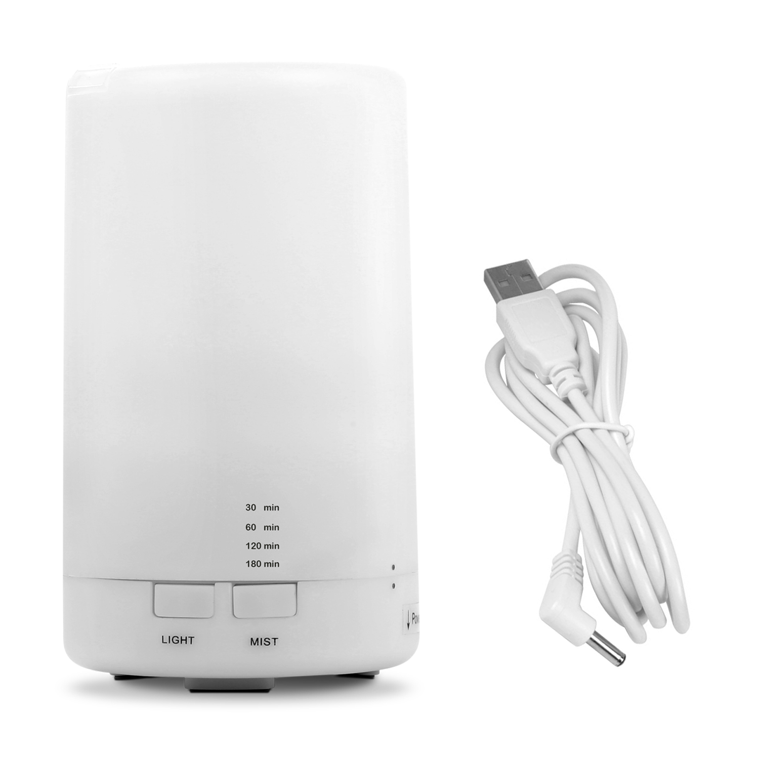 1Pc Mini Cool Mist Humidifier Ultrasonic Aroma Essential Oil Diffuser With 7 Col