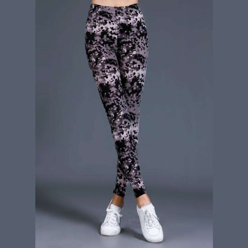 Brushed Cotton Print Camouflage Outerwear Leggings 8Style - Shop at LoveMi