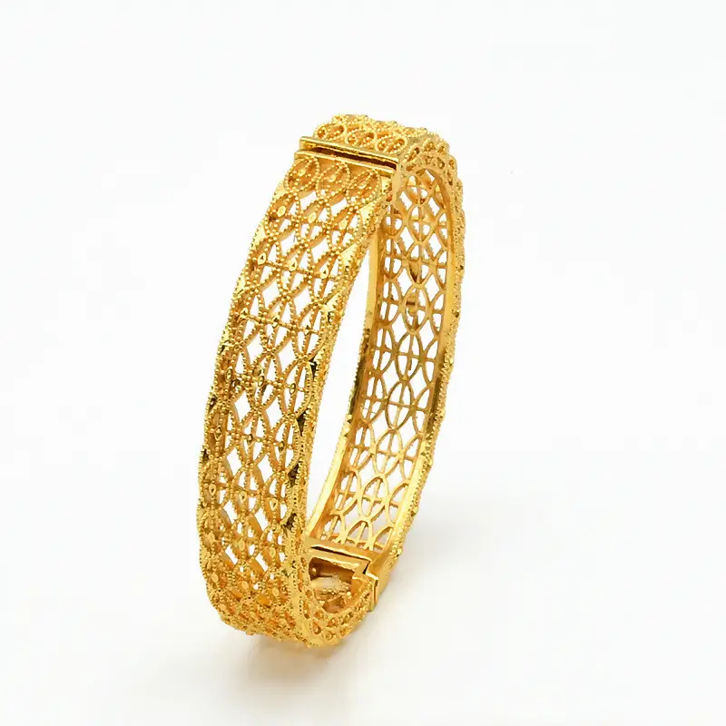 India Nigeria Women's Wedding Sand Gold Bracelet