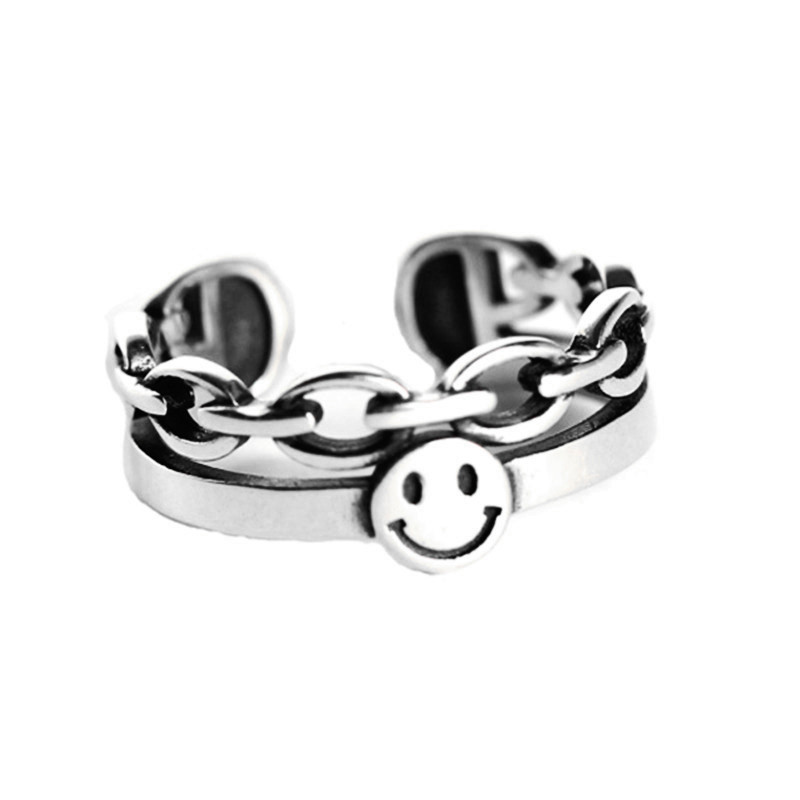 Hipster Retro Double Chain Ring