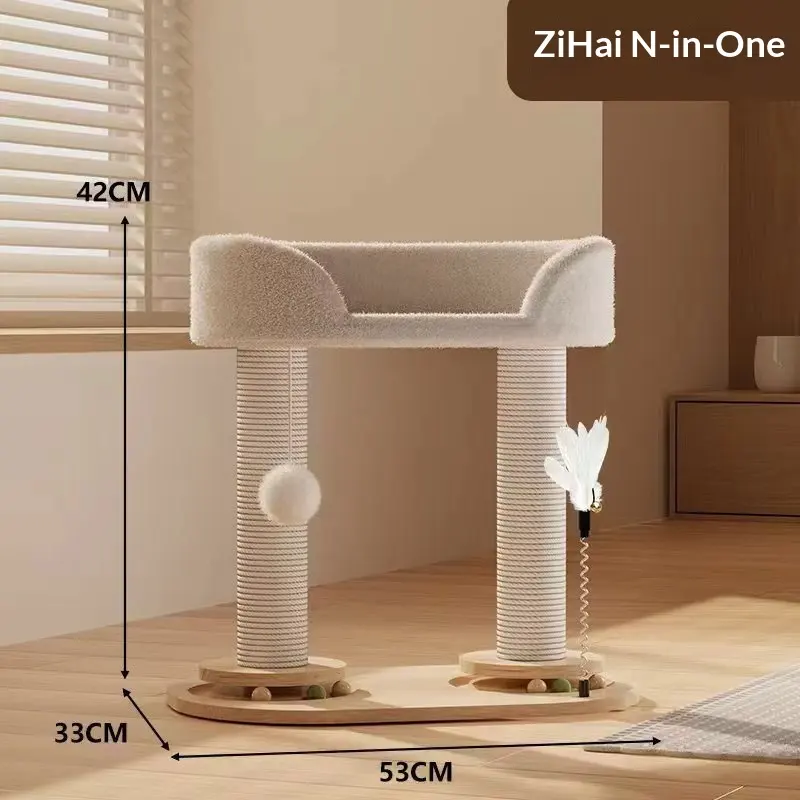Cat Climbing Rack Nest Integrated Sisal Column