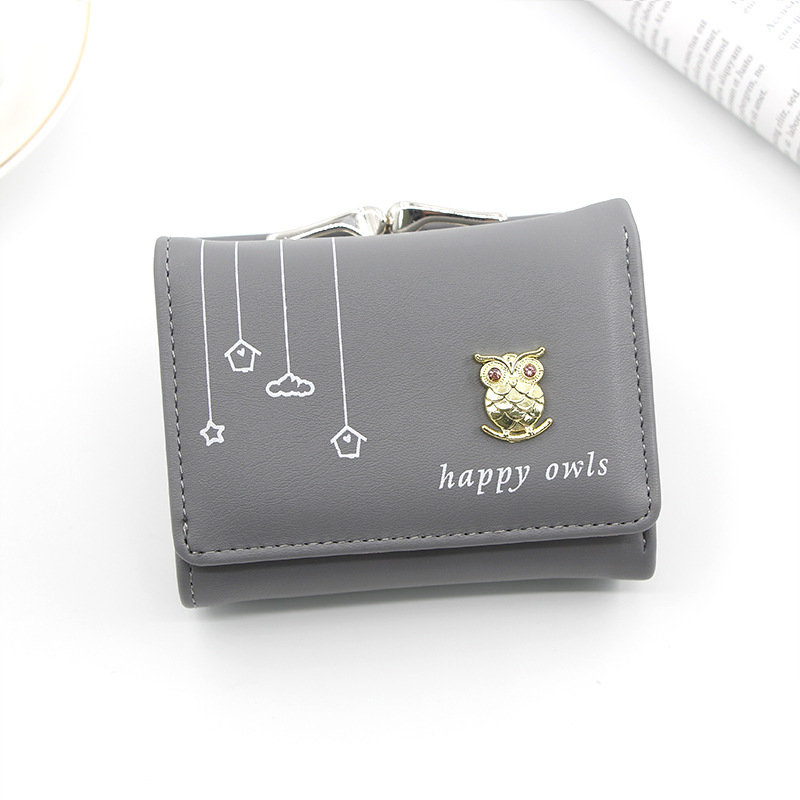 Korean Women's Leather Wallet Large Cash Photo Bits