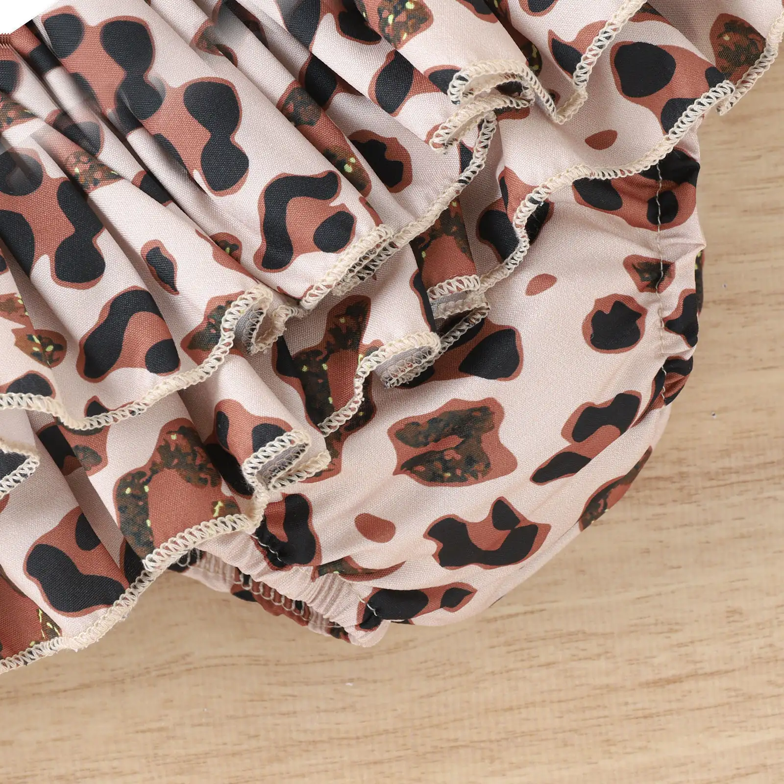 Children's Halter Sleeveless Vest Leopard Print