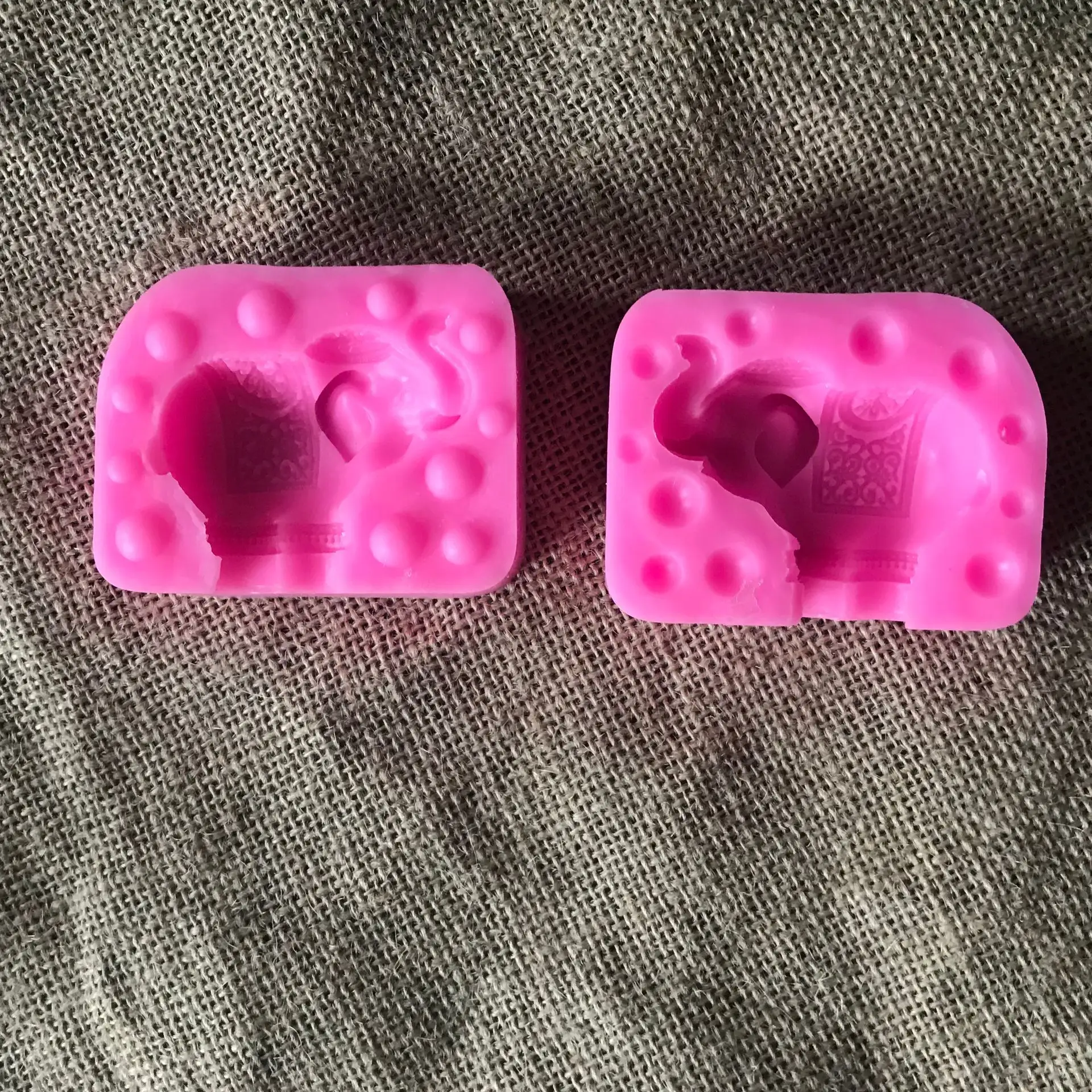Three-dimensional Elephant Silicone Mold Aromatherapy Plaster