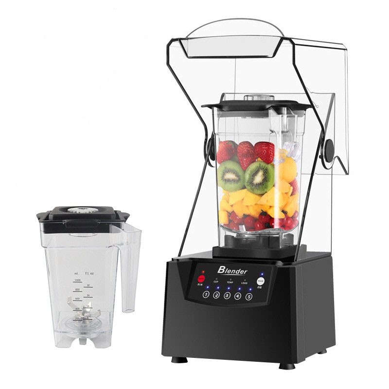2L Commercial Smoothie Blender Countertop Silent With Sound Enclosure UK — image 2