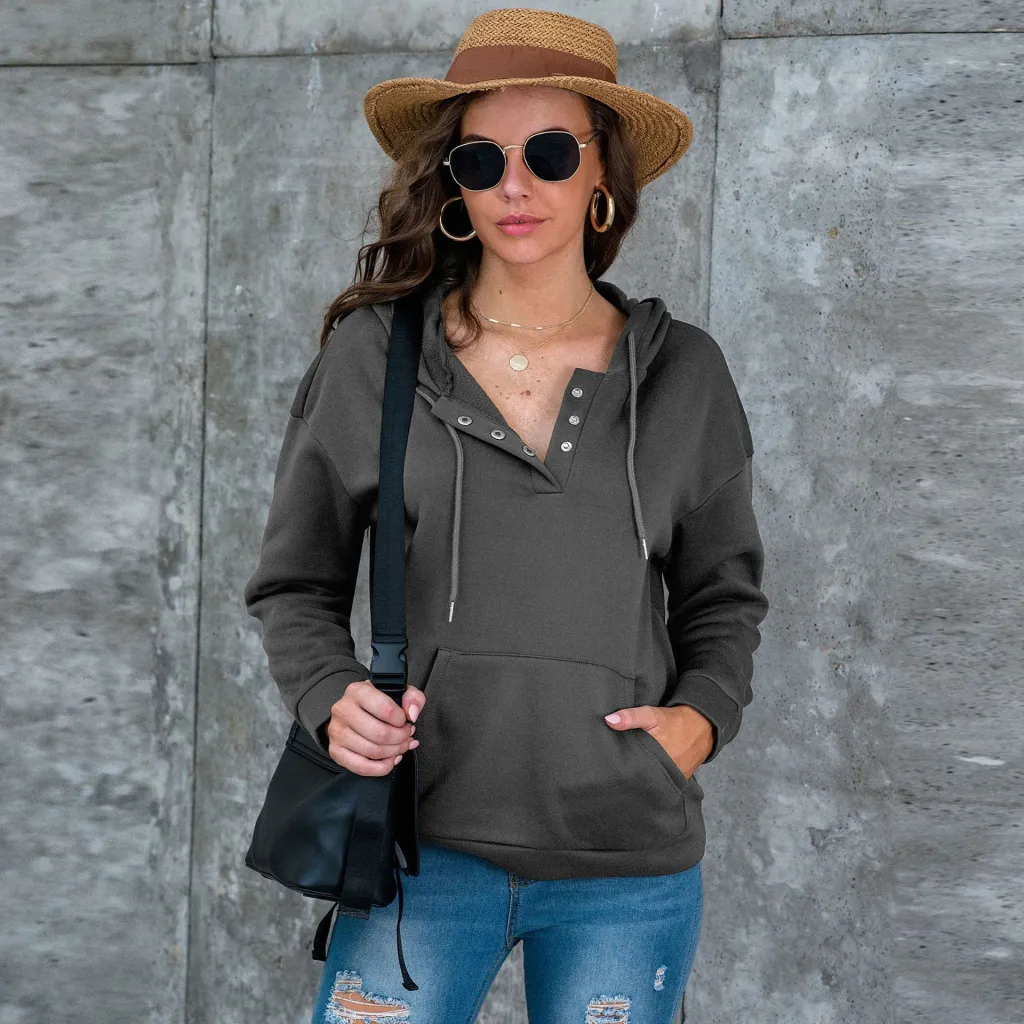 European And American Women's Fashion In The Fall Of - Grey
