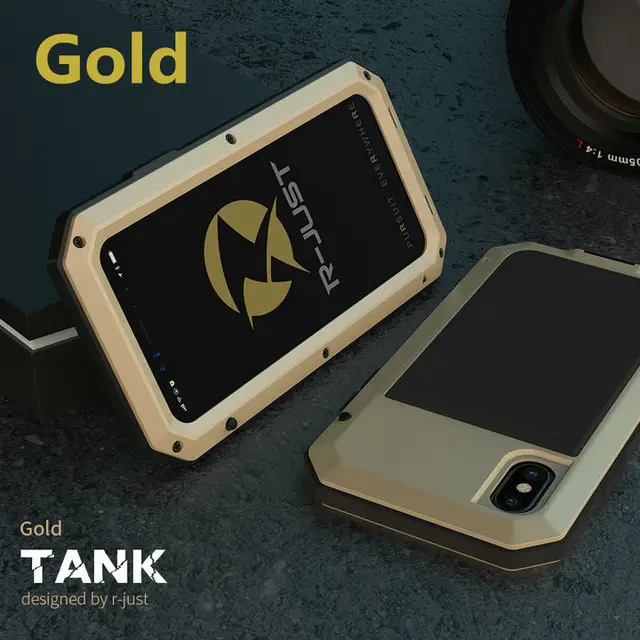 Mobile Phone Shell Metal Frame Three-proof Shell Male Anti-drop