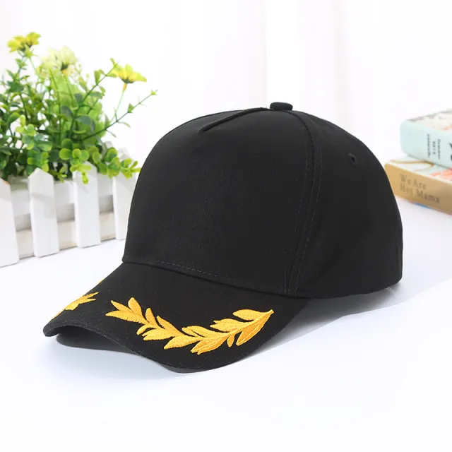 Men's Outdoor Embroidered Sunshade Baseball Hat Black - Shop at LoveMi