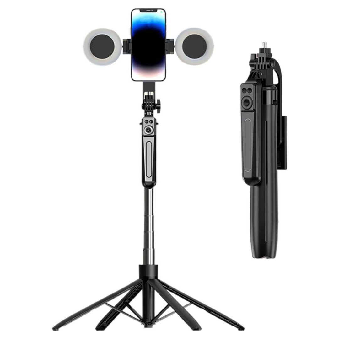 Cell Phone Tripod Selfie Stick 71 Inch Long Selfie Stick For Vlogging  Record