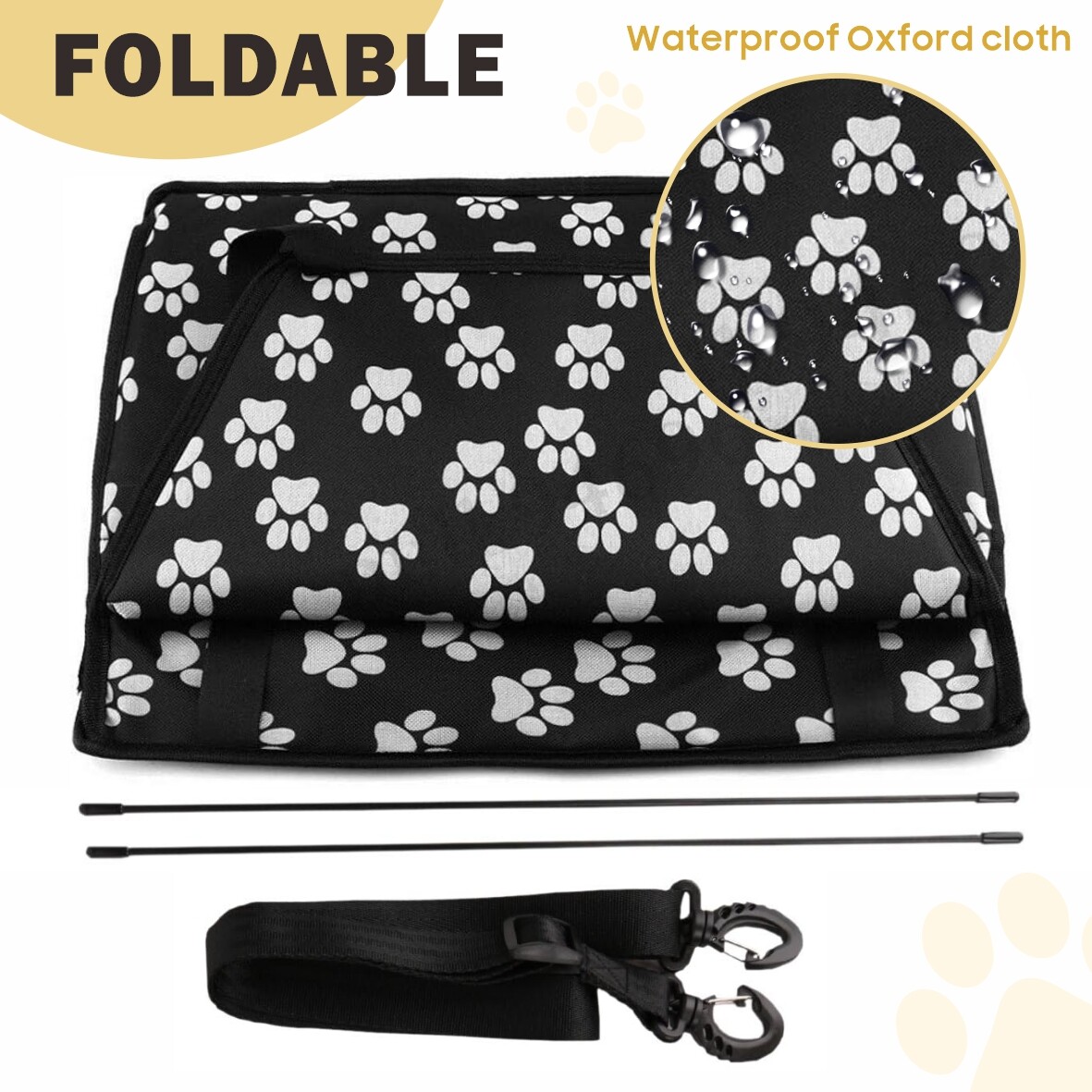 NEW Dog Car Seat For Small Medium Pet, Portable Cat Puppy Rabbit Travel Booster — image 9