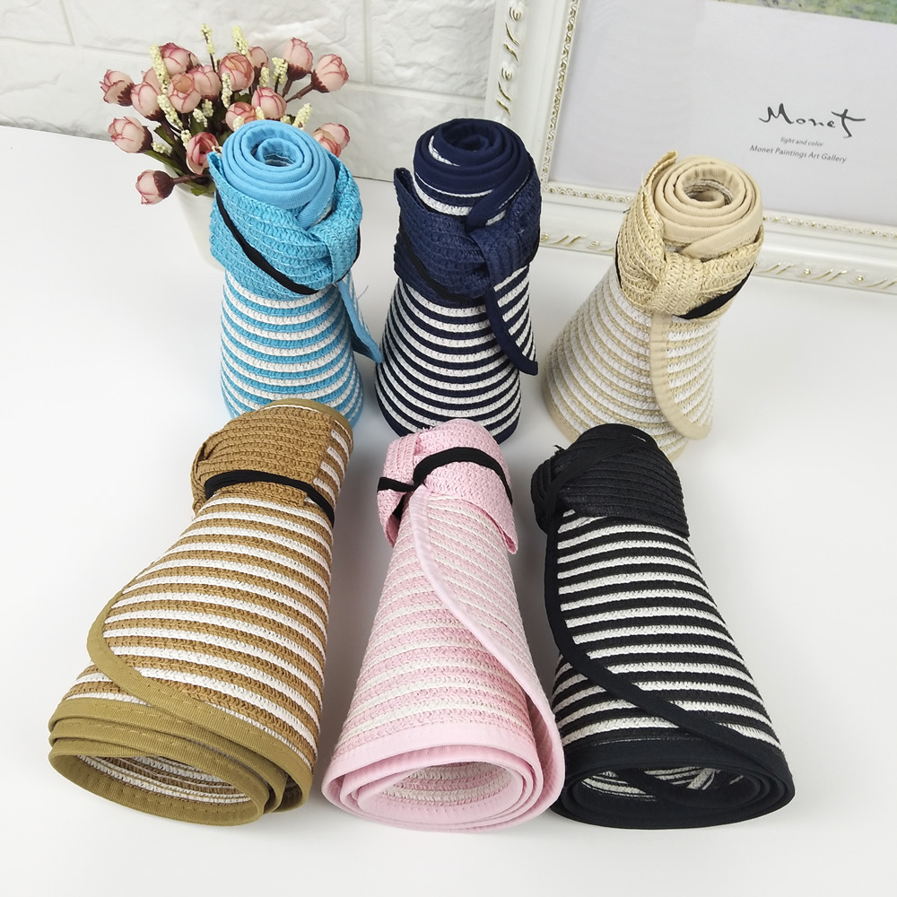 Summer Foldable Outdoor Travel Sun Protection Straw Hat