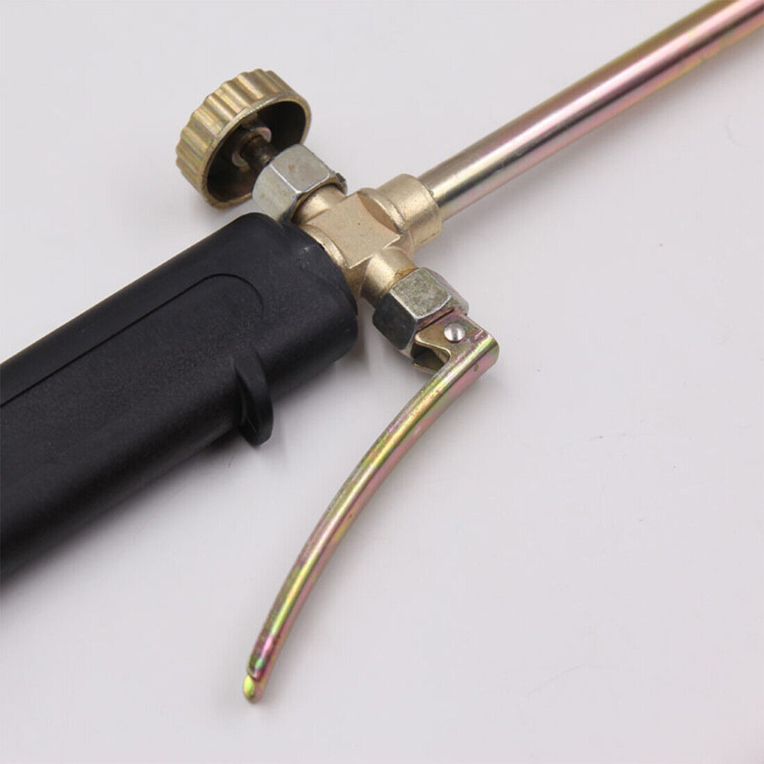 Long Arm Torch Burner Propane Butane Gas Blow Roofers Brazing Set 3 Burner Hose