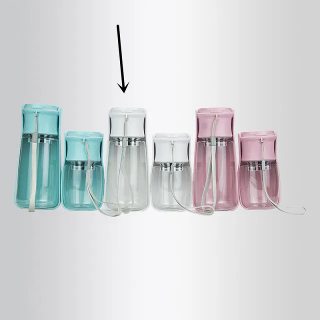Portable Water Cup For Walking The Dog Outdoor Foldable Ivory White - Shop at LoveMi