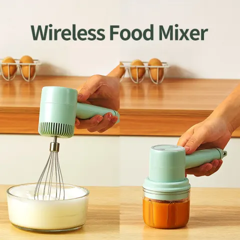 New Rechargeable Wireless Egg Beater Electric Home Mini Handheld