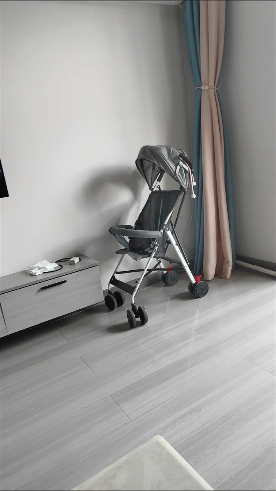 Foldable Baby Stroller Pram Pushchair With Sunshade Foot Brake Buggy Travel UK