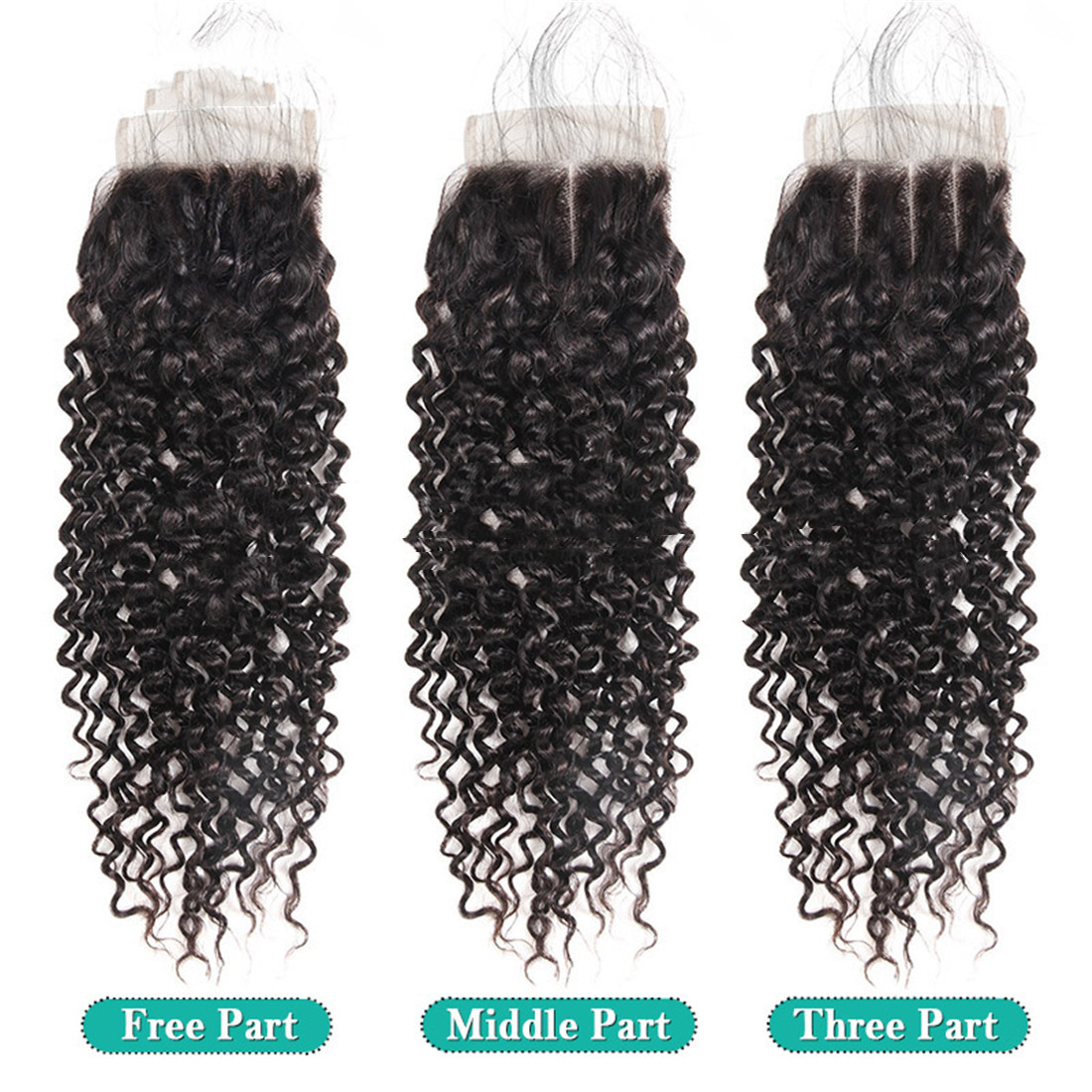Wigs With Real Human Hair Weaves Medium Length — foto 2