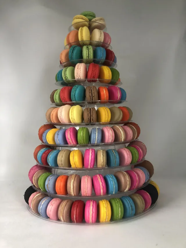 6 Layer macarons display stand Transparent 10Layers - Shop at LoveMi