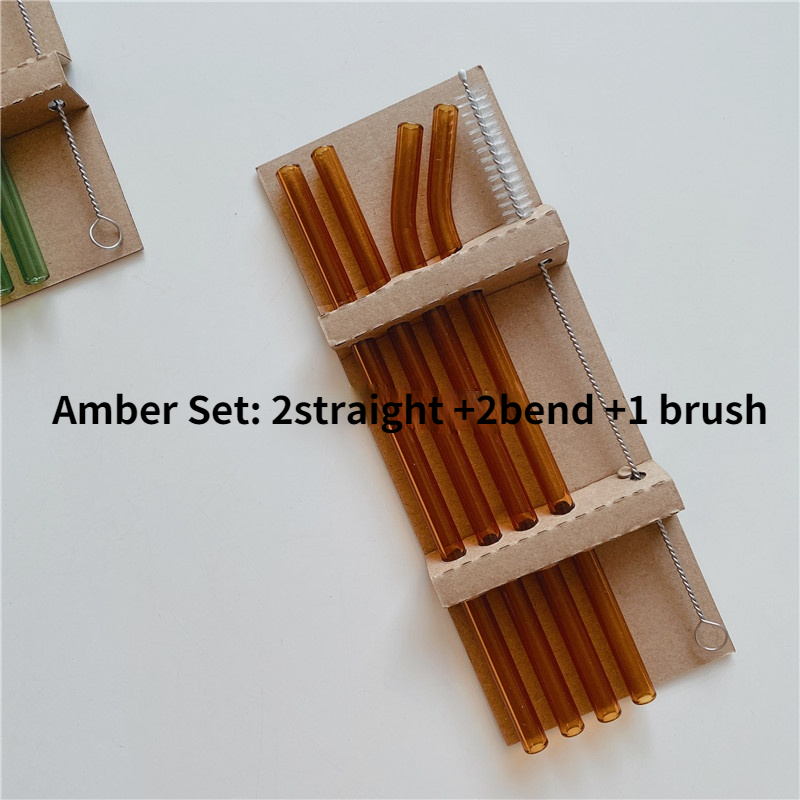 Straw set amber