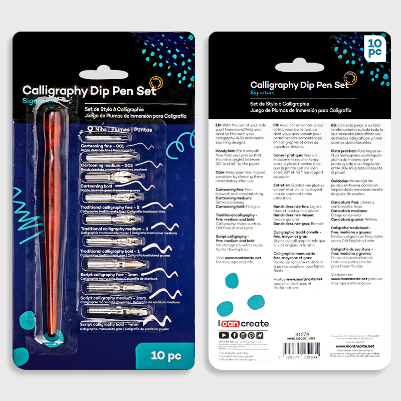 Calligraphy Dipping Brush Set Cartoon Painting