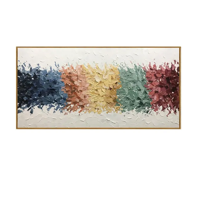 Handmade Abstract Color Oil Painting On Canvas Modern Home Decor Large Texture Poster Wall Art Picture Room Decoration Without Inner Frame - Shop at LoveMi