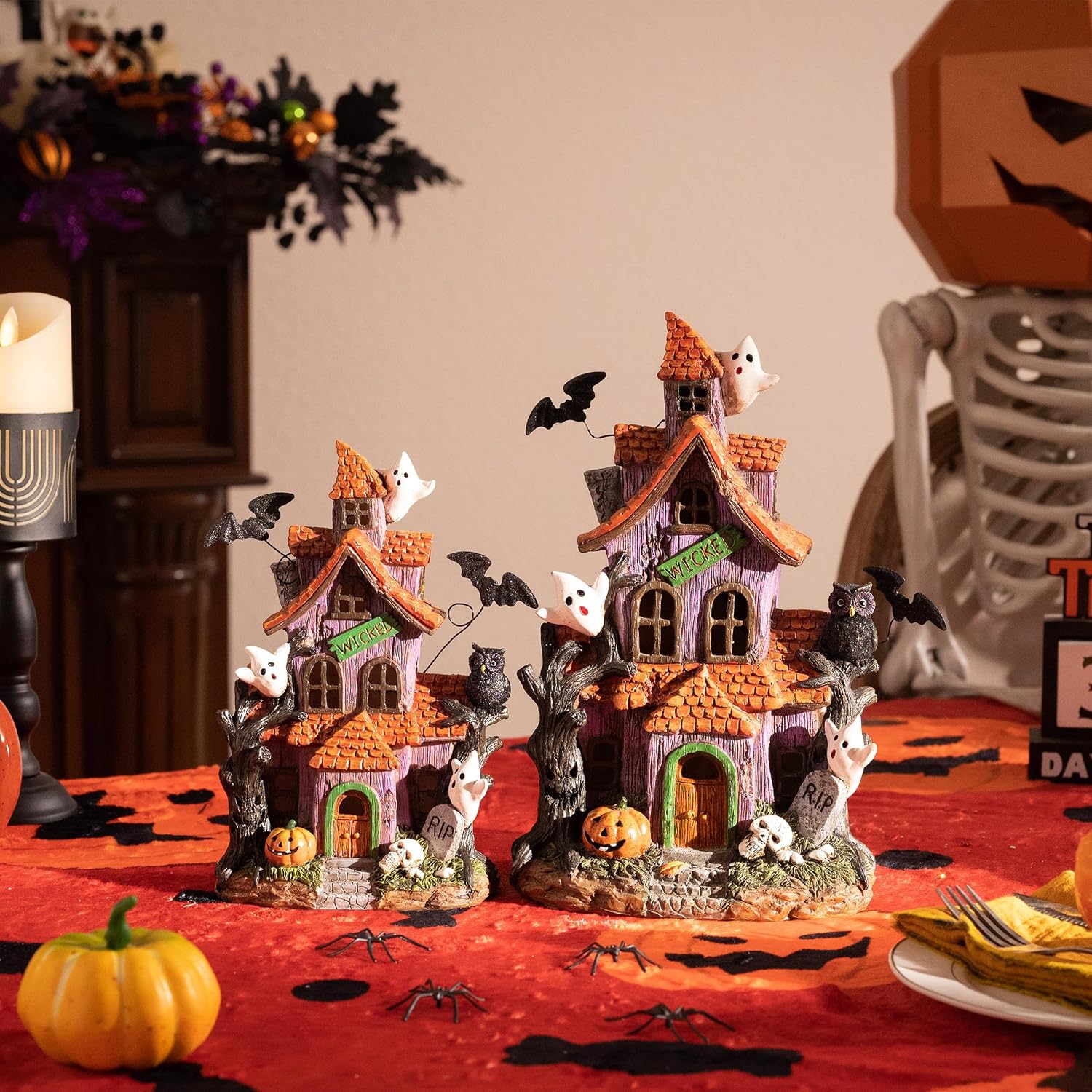 LED Halloween Village House, picture 4 of 5