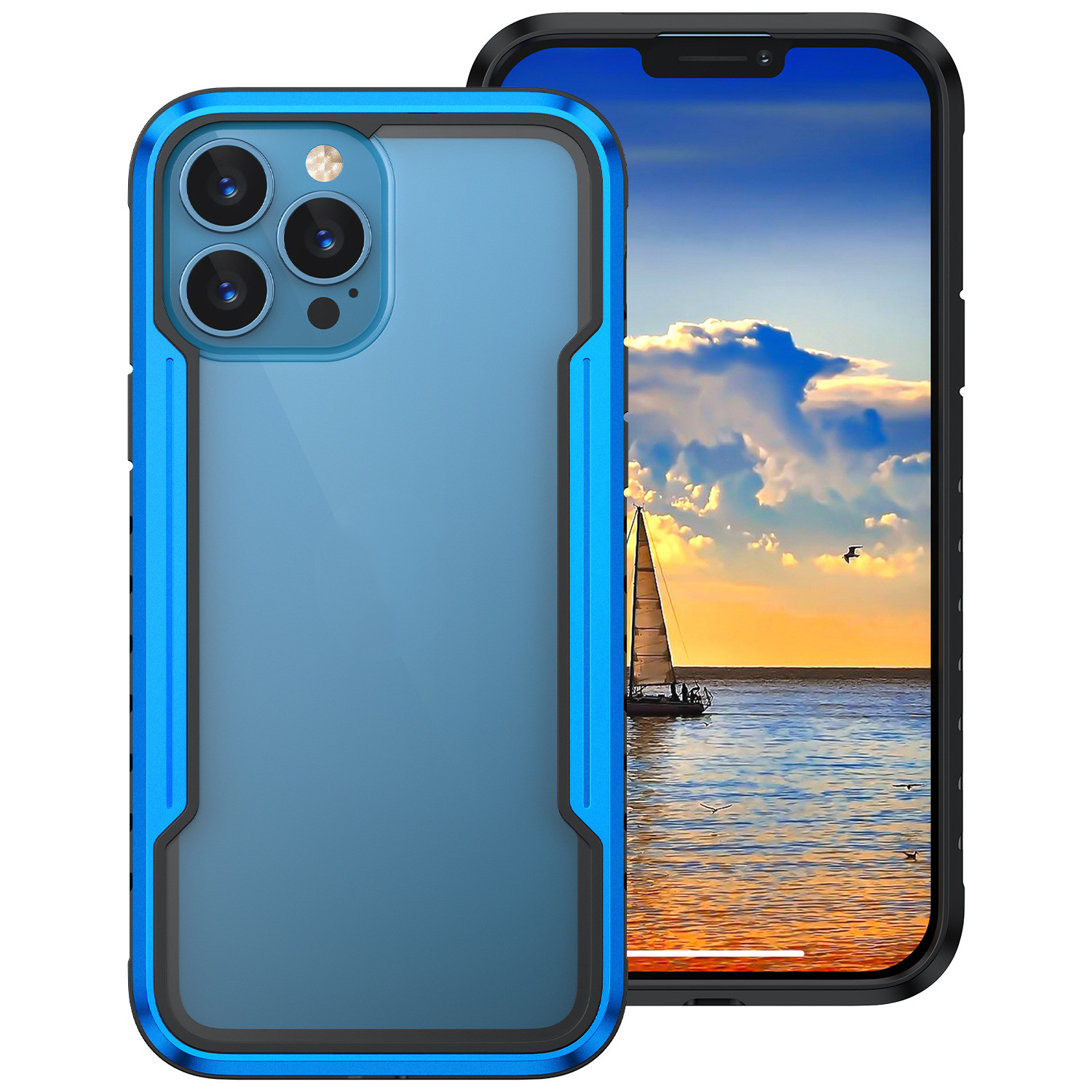 Suitable For IP13 Alloy All Inclusive Anti-fall Mobile Phone Case