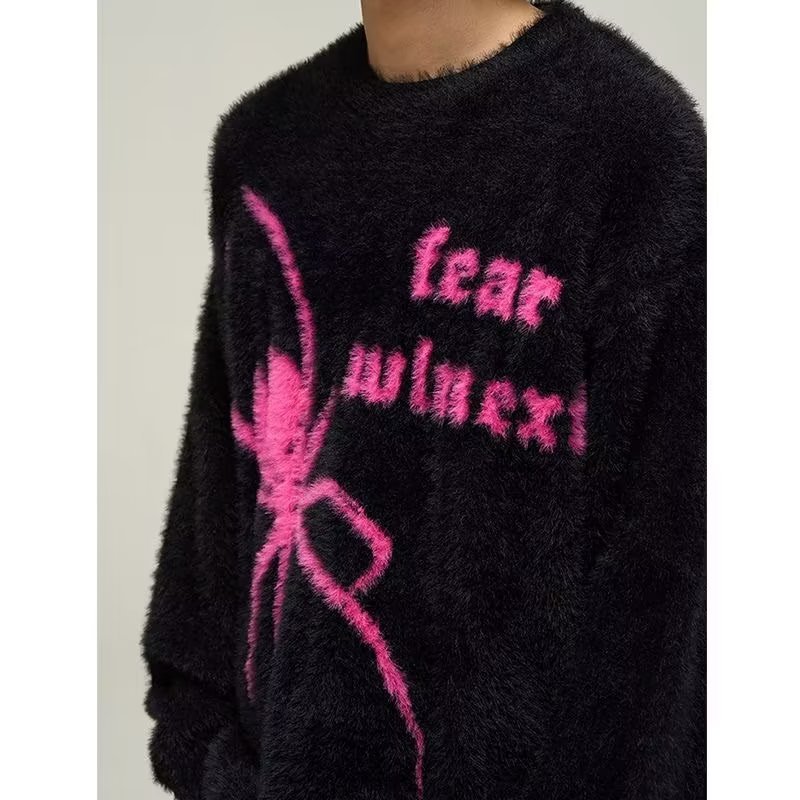 Retro Minority Spider Sweater All-match Fashion Knitwear