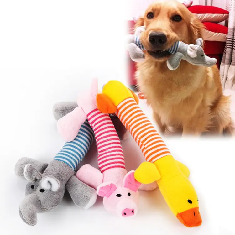 Four-legged Long Elephant Pet Plush Toy