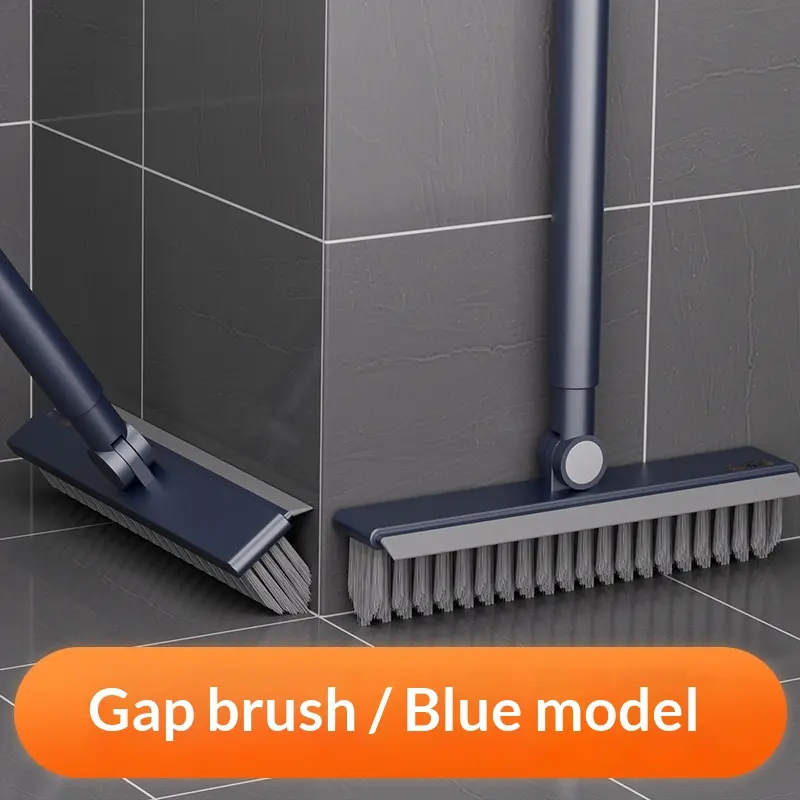 Three-in-One Floor Brush Toilet Bathroom Gap Long