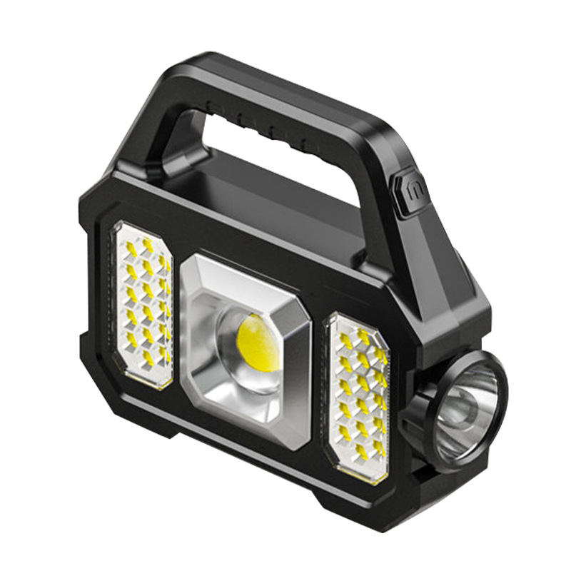 Outdoor Waterproof Solar Power Charger Flashlight Strong Light — foto 4