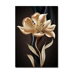 Living Room Decoration Painting Custom Sofa Background Wall Crystal Porcelain Gold - Shop at LoveMi