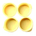 4Inch Small Yellow Plate