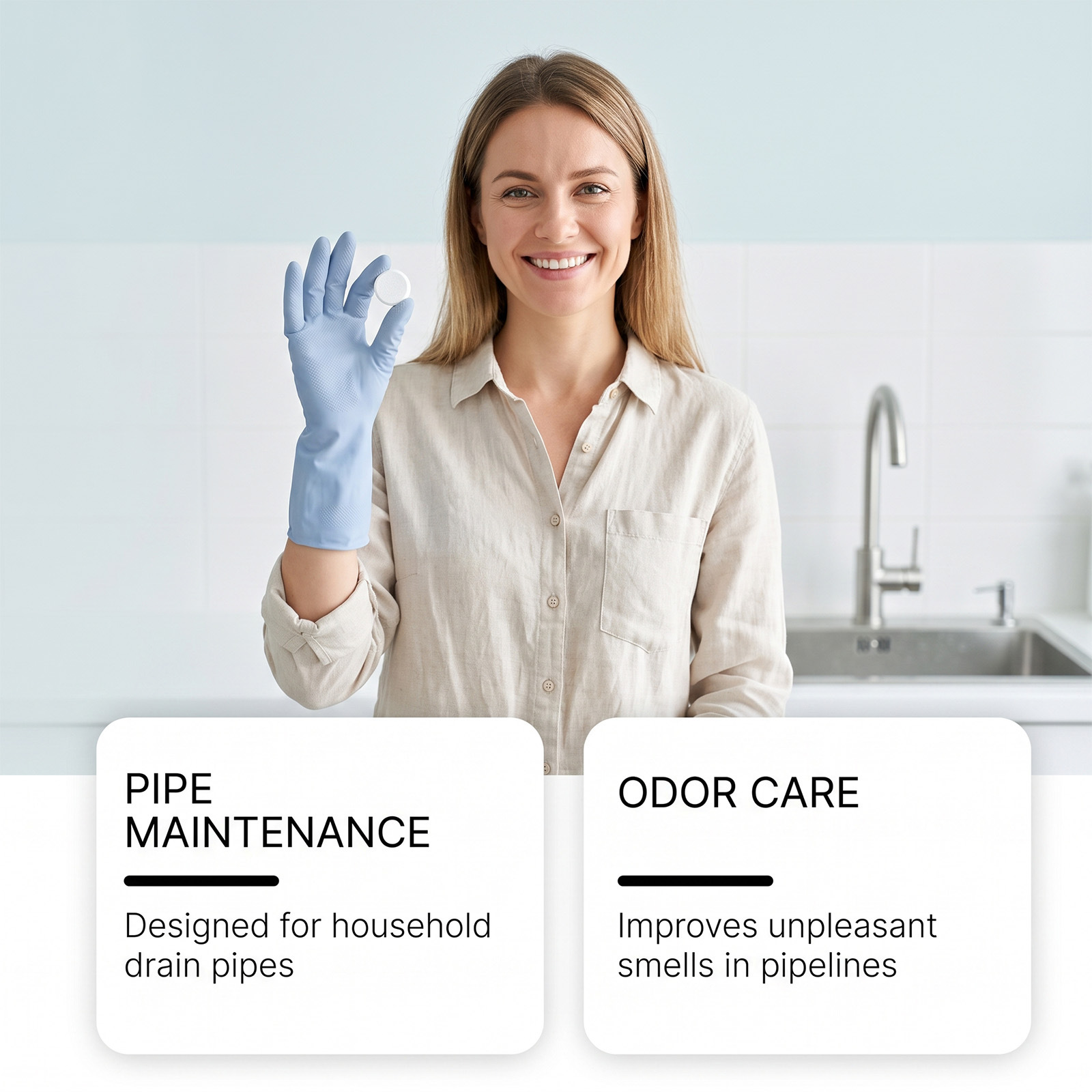 JAKEHOE Drain Cleaning Sheets For Household Kitchen And Toilet Sinks - Unclogging Grease And Clogs 4