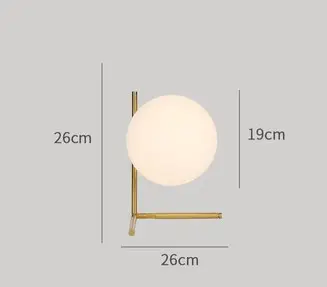 Intrinsic Color Of Copper Bedroom Bedside Creative Simple Table Lamp