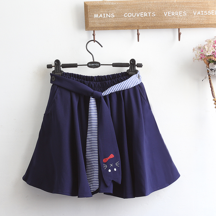 Title 2, Japanese soft girl navy lace sailing embroidere...