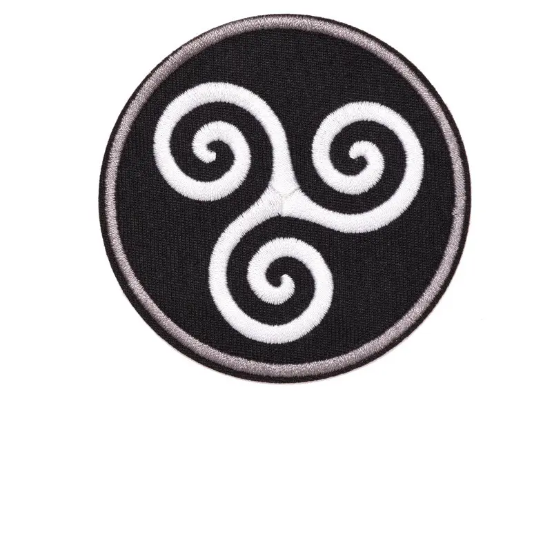 New Round Embroidery Cloth Badge Clothing