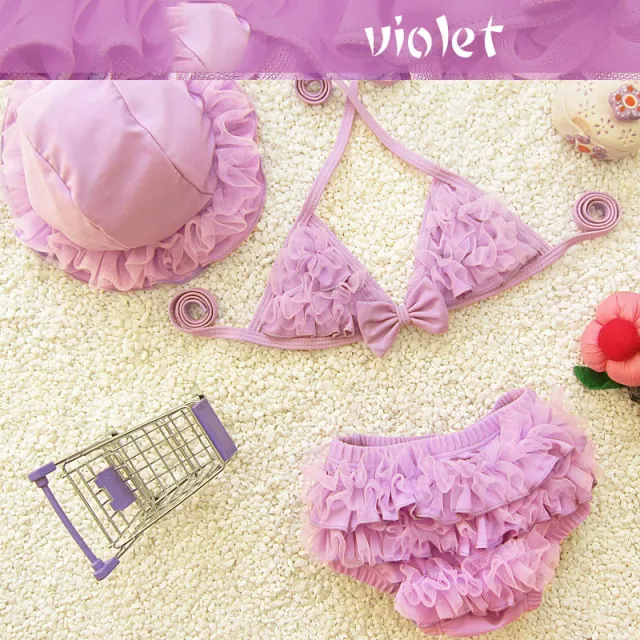 Baby Swimsuit 1 Year Old 2 Children 3 Kids 4 Girls Ins Split 5 Princess 3 6 Months Baby Boom 8 Bikini Purple - Shop at LoveMi