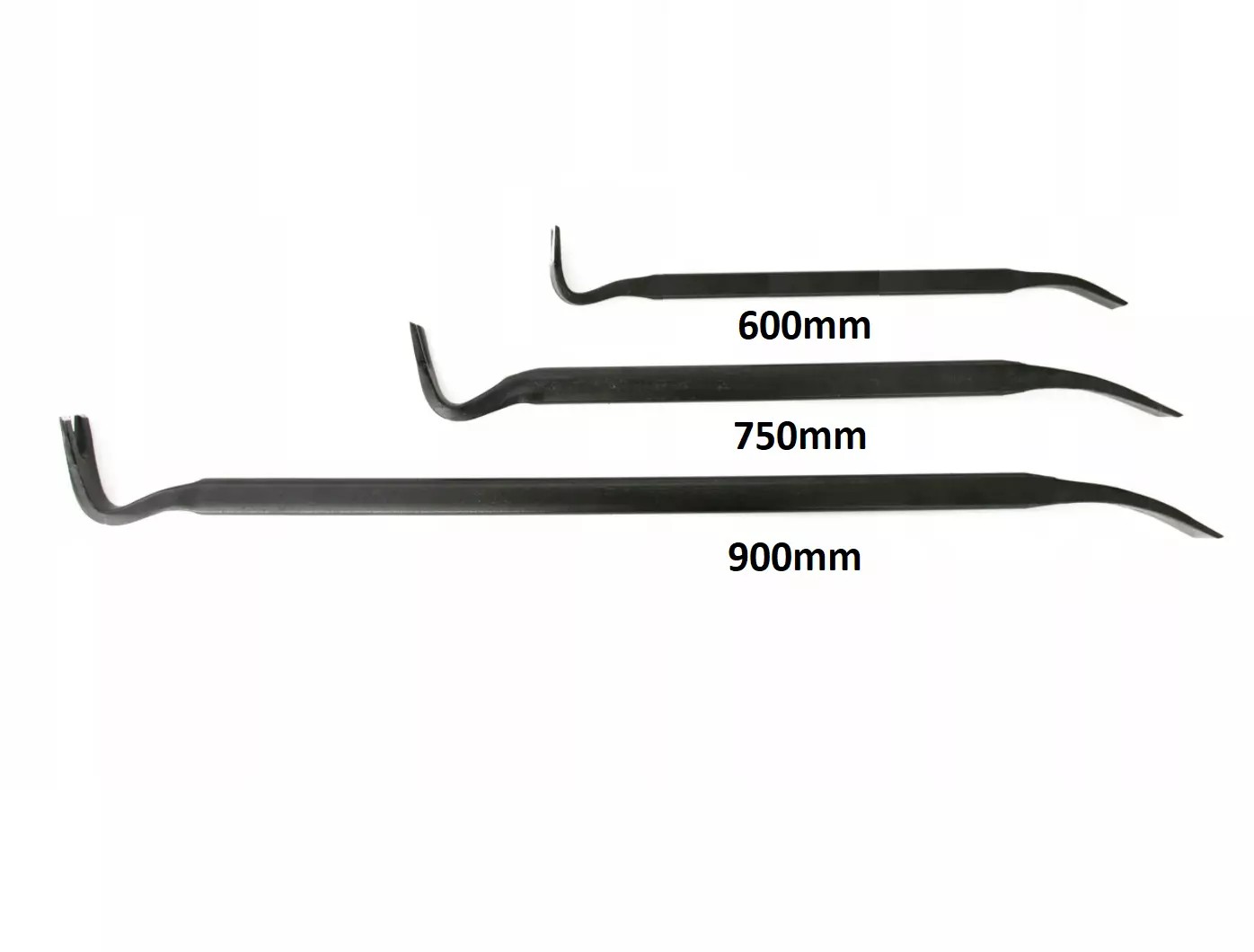 WRECKING CROW BAR STEEL PRY NAIL PULLER REMOVER TOOL 24 36 600 900mm