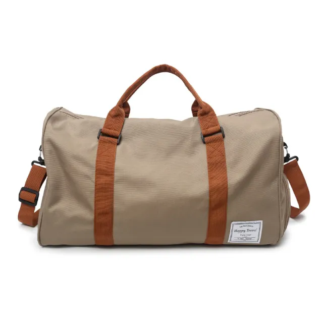 Women Travel Bag Fitness Sports Gym Tote Workout Duffel Bag Khaki - Shop at LoveMi